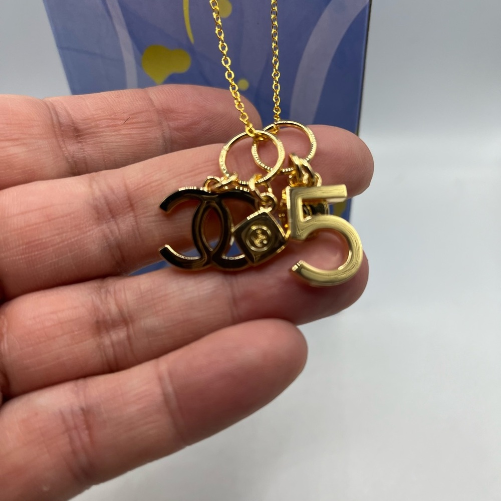 Chanel Necklace w/ Charms - New - Picture 2 of 6
